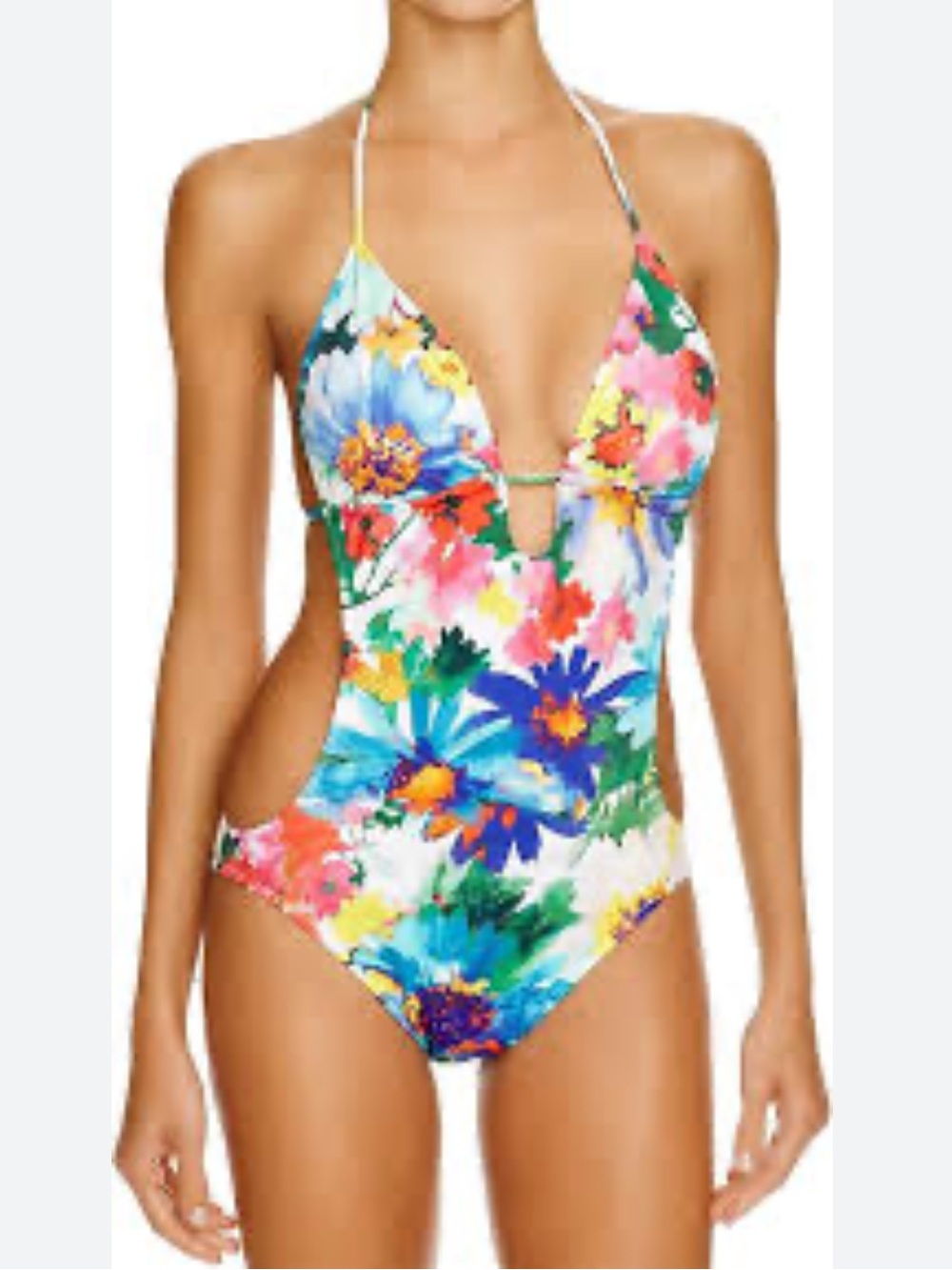 Polo Ralph Lauren Monokini Daisy Floral One Piece Swimsuit - Size Small